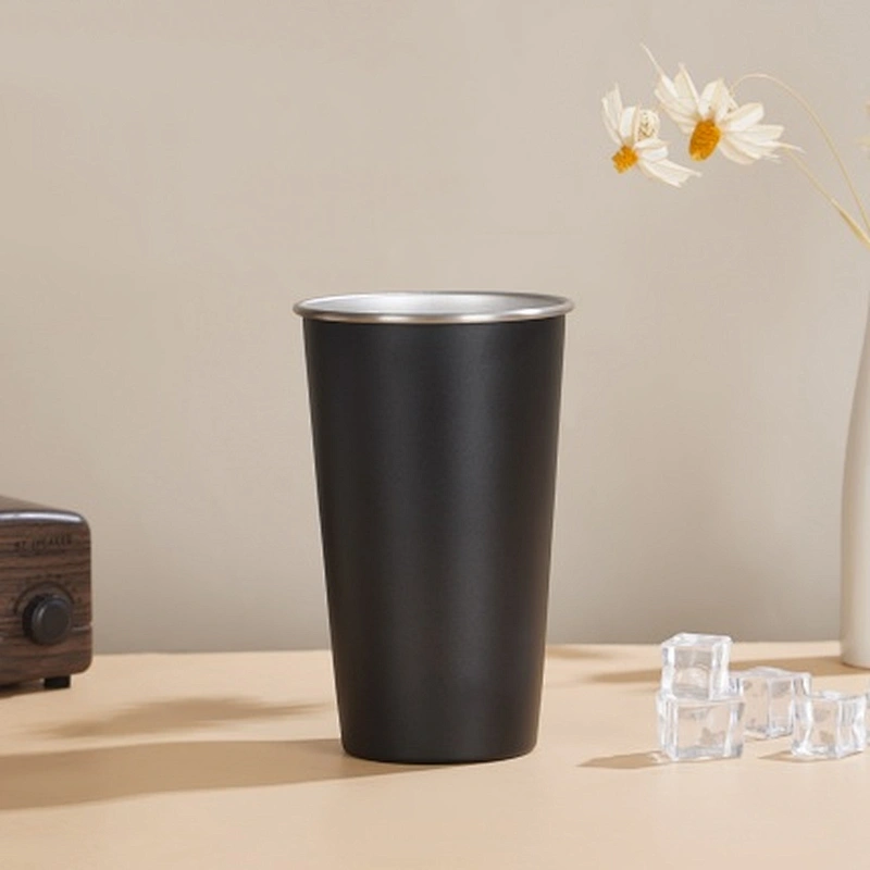 260 ml 350 ml 500 ml 700 ml single wall stainless steel beer,tea, coffee cups